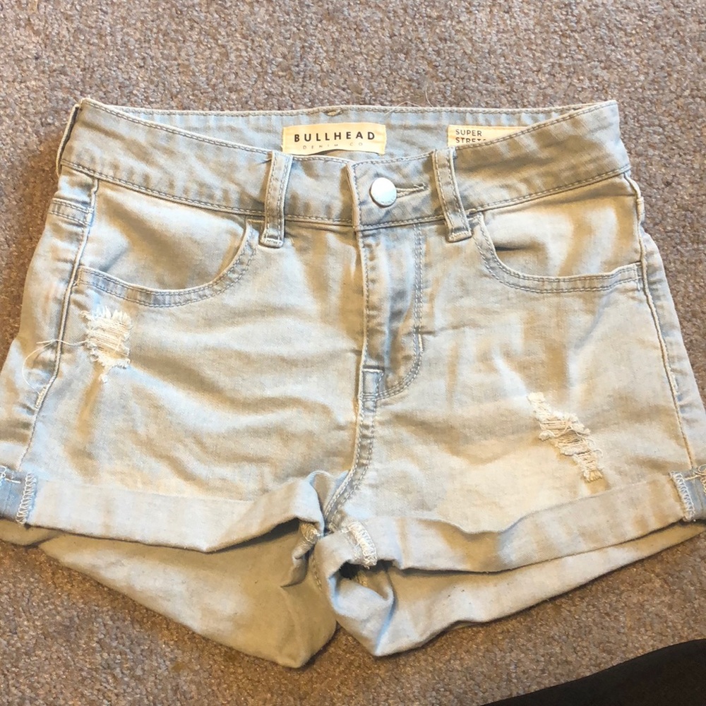 PACSUN BULLHEAD HIGH WAIST SHORTS SIZE 26